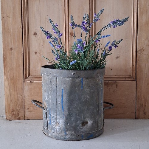 Vintage galvanised riveted - vintage,
