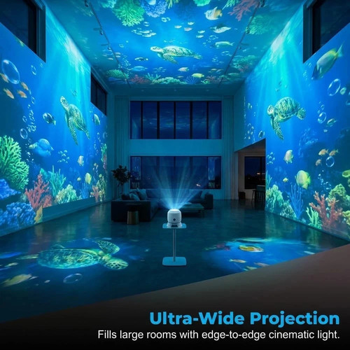 Rotating led projector - led,