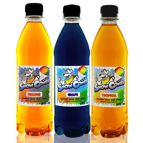 Slush puppy syrup snow cones - puppy,