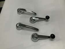47-66 Chevy Gmc Pickup Chrome Interior Inside Door Handles Window Cranks 1947-66