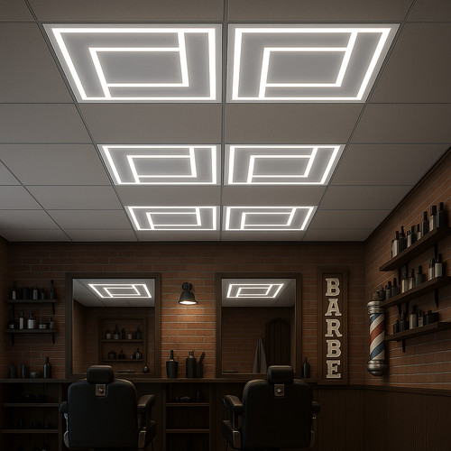 600x600 led panel - light, 76w