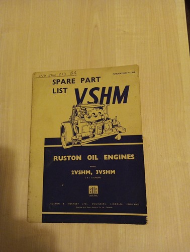 Ruston vshm oil engine - vshm, 2&3