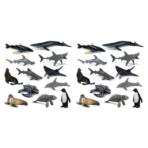 24pcs simulation marine - 24pcs,