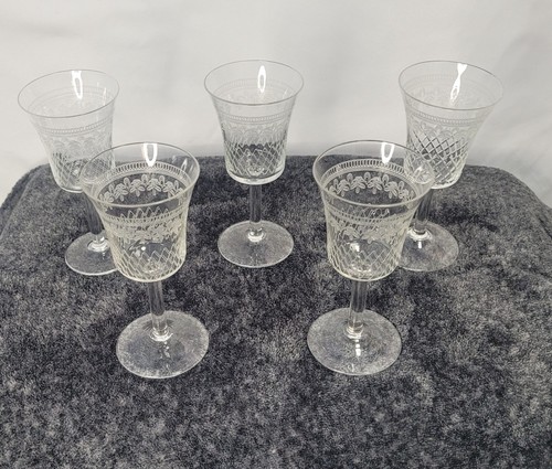 Vintage sherry port glasses - 5,