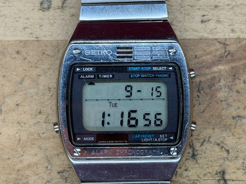 Vintage 1979 seiko a259 5080 - vintage,