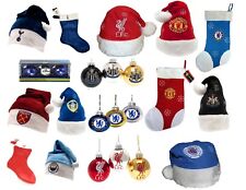 Stocking Hats Baubles Santa Sack Tree Decoration FC Xmas Official Licensed Gift