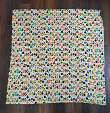 Vintage Square Of Jockey Silks Printed Fabric