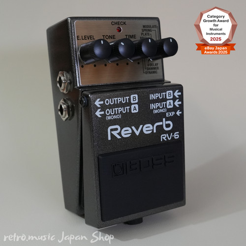 Boss reverb guitar - rv-6, effect