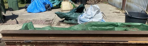 Rolled steel joist - rolled, black