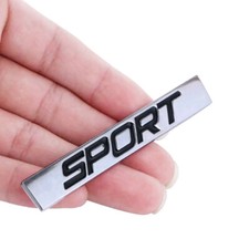 1pc Chrome 3D Sport Logo Badge