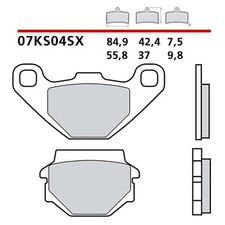 BREMBO FRONT BRAKE PAD KIT