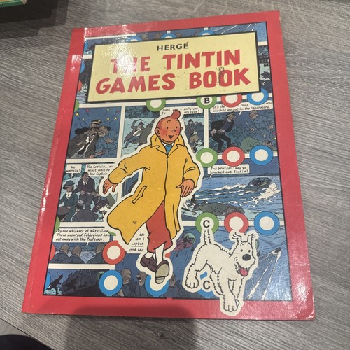 Vintage tintin games book - games,