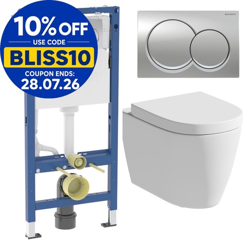 Rimless wall hung toilet pan - rimless,