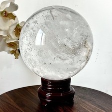 11.79LB Clear melting Quartz sphere Quartz White Crystal ball Healing