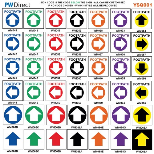 Sign made order arrow - order,