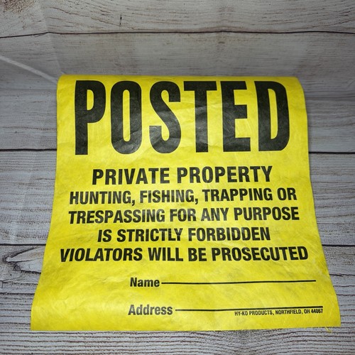 Tyvek sign posted - hy-ko,