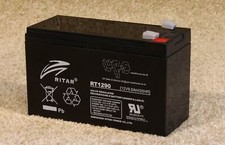 RITAR 12v 9AH battery - brand new TOP QUALITY lead acid cell - 9.0ah