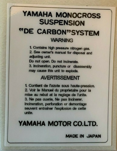 Yamaha tdr250 rear shock - tdr250,