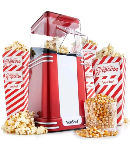 Vonshef popcorn machine - popcorn, retro
