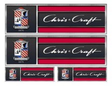 Chris Craft Stickers Hull Tags