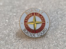 BURNLEY FC -SUICIDE SQUAD Adidas Casuals Football Pin Badge Parker Bfc Firm Turf