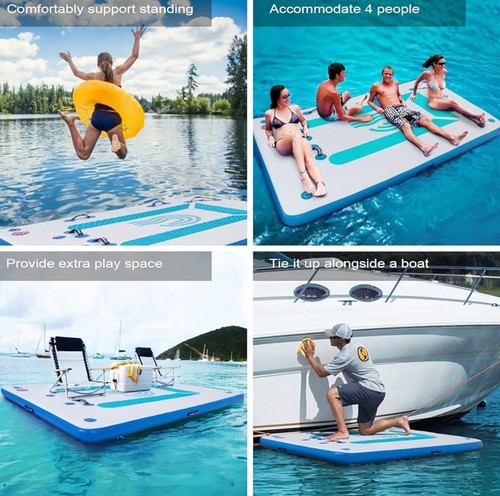 Inflatable floating dock - inflatable,