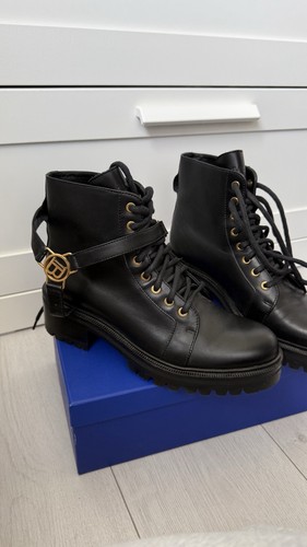 Balmain leather ranger boots - balmain,