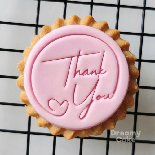 Thank you cookie - cookie, stamp