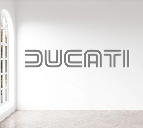 Ducati wall art sticker large - wall,