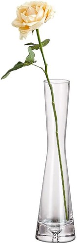 20cm hand made glass vase - glass,