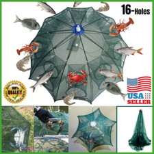 16 hols Bait Trap Crab Net