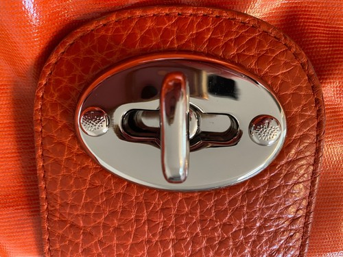 Orange vintage mulberry bag - bag,