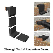 Manthorpe Underfloor Telescopic & Through Wall Vents / Airbrick Adapters Sleeves