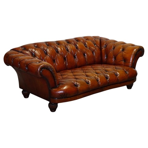 Restored hand dyed leather - hand, 2.5