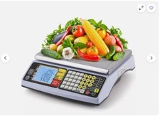 Bonvoisin Price Computing Scale  Rechargeable Commercial Food Scale