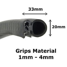 JUMBO Car Door Rubber EDGE
