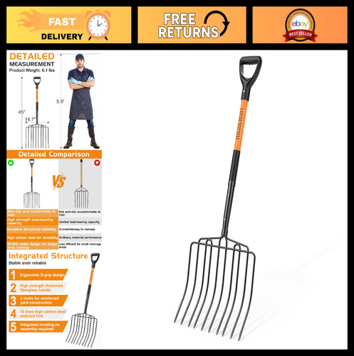 Heavy duty tine pitch - pitch, fork