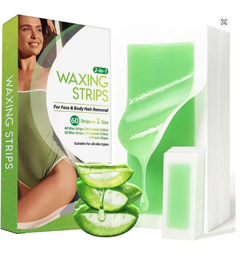 Wax strips for hair removal - wax,