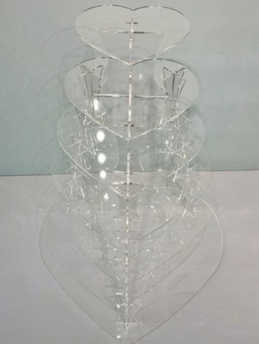 Heart cupcake stand wedding - stand,