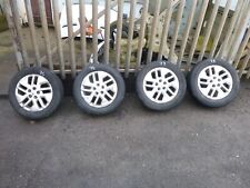 VAUXHALL VIVARO ALLOY WHEELS AND TYRES 215-60R-17C 93866154 15-19 RENAULT TRAFIC