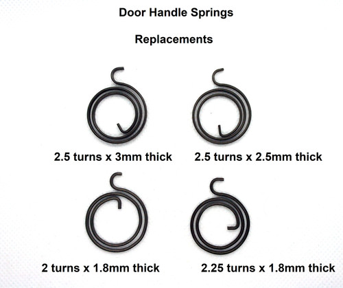 Door handle springs - door,