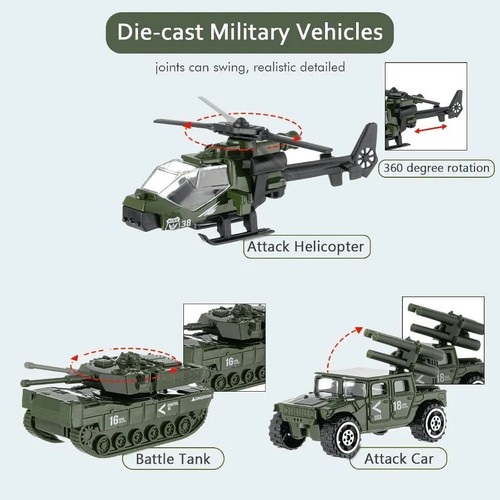 6pcs military vehicle - military,
