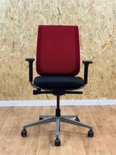 STEELCASE* REPLY OFFICE CHAIR Red/black Mesh Back - Ergonomic- UK DELIVERY