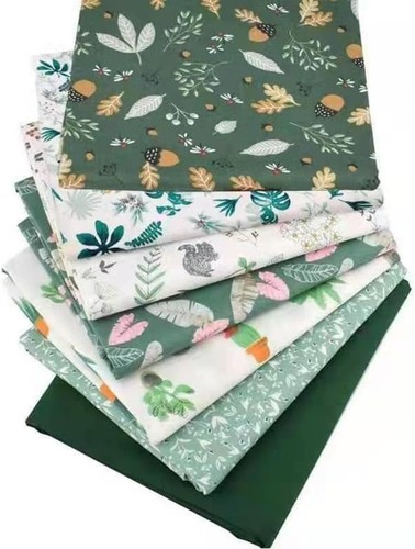 Craftsfabrics 7pcs green - craftsfabrics,