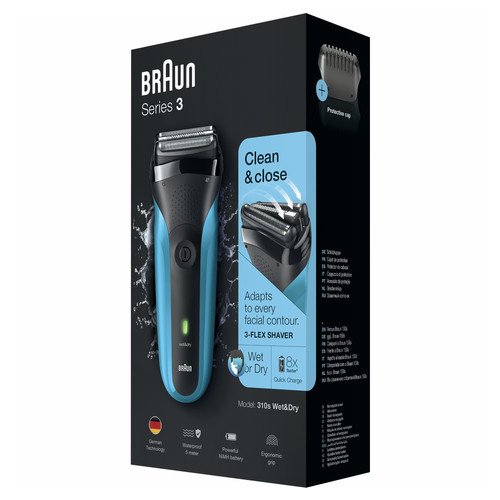 Braun series clean close - 3, &