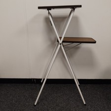 Vintage Folding 2 Tier Metal