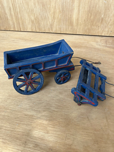 Vintage wooden pull along - vintage, pull-along