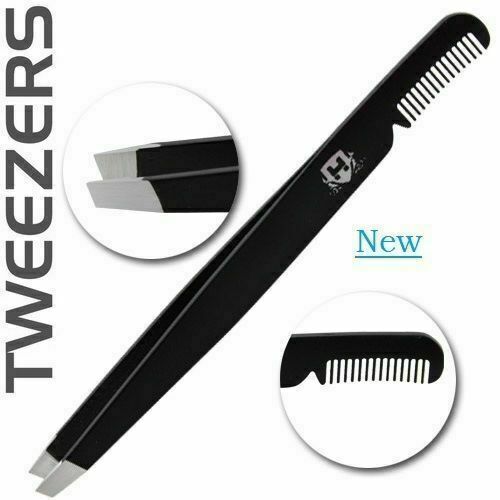 Slant tip eyebrow tweezer - slant,