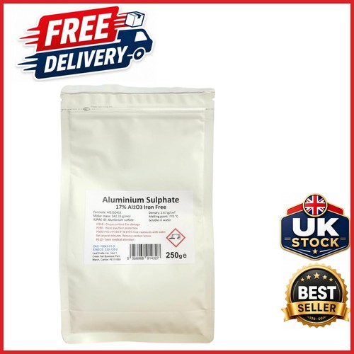 250g aluminium sulphate - 250g,
