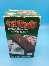Vintage Folding Wood Cribbage